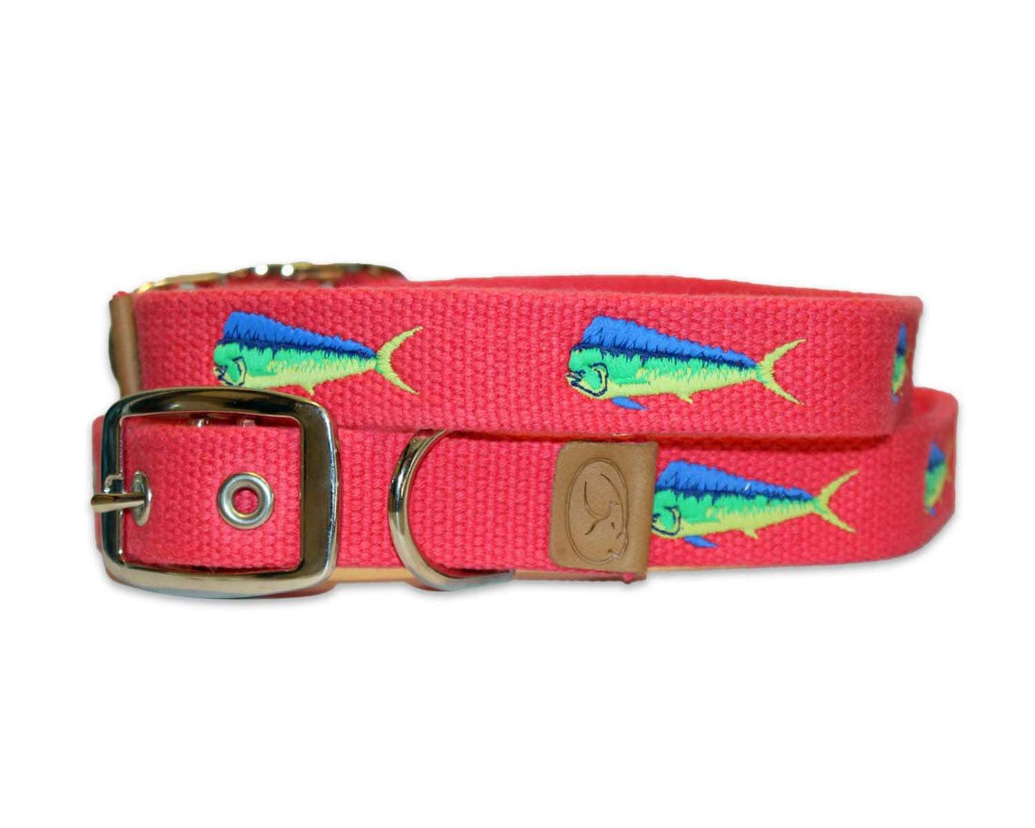 Embroidered Mahi-Mahi Dog Collar – sleepy pup