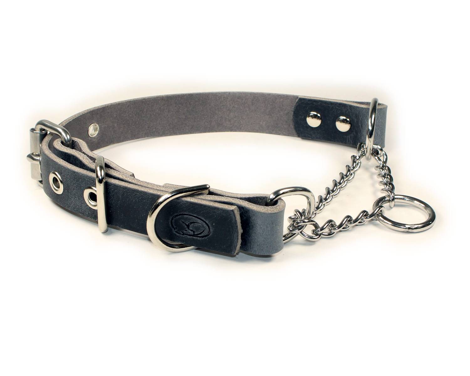  Puppy Leather Collar, Adjustable Basic Collar, Check